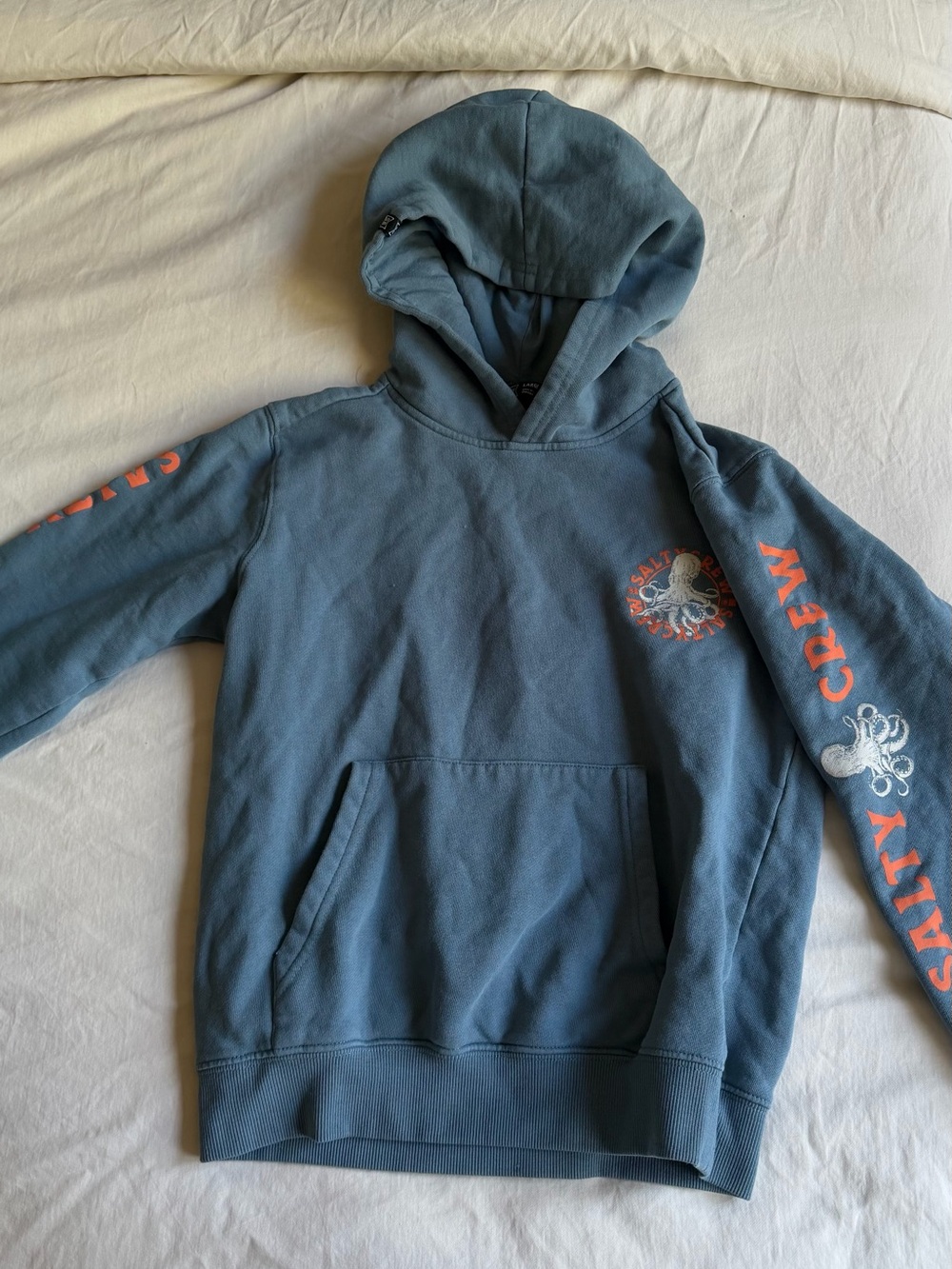 Salty Crew Kids Blue Hoodie - Picture 8 of 9